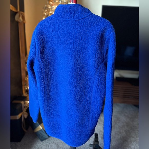 NWT Patagonia Retro Pile Fleece Half-Zip – Sold-Out Cobalt Blue, Size S - Picture 5 of 8